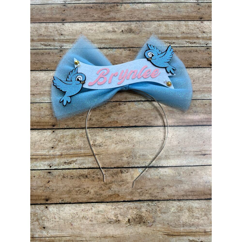 NEW A Proper Princess Cinderella Name Headband "Brynlee"